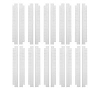 Acier Inoxydable Lame de Coupe-frites 20 Pièces | Usage Maison Cuisine Commerciale, Coupe Uniforme, Couleur Argenté, Résistance à L’usure