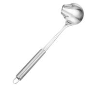 Acier Inoxydable Louche à Sauce Cuillere de Service, avec Bec Verseur | Louche Inox pour Sauce, Usage la Cuisine et Service, Argenté Moderne, Facile à Nettoyer, Lavable au Lave-vaisselle