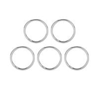 Acier inoxydable O Anneaux de 3 mm 5pcs High Polied Marine Marine Grade 304 Anneaux de matériel pour les bateaux de plongée à voile (3 * 30 mm)