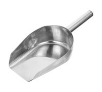 Acier Inoxydable Pelle Alimentaire Multifonction Céréales Farine | Moulage Monobloc Léger et Compact, Surface Lisse, Bords Doux, Nettoyage Facile, pour Boulangers et Barmen