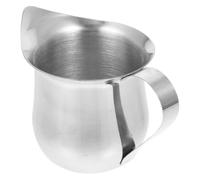 Acier Inoxydable Pichet à Lait Expresso 240ml pour Café | Argenté, Compact et Léger, Facile à Nettoyer, Accessoire Machine à Café pour Bars Professionnels