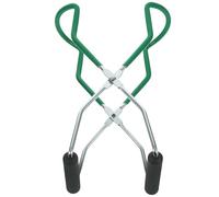 Acier Inoxydable Pince à Bocaux Manche Long Vert | Caoutchouc Thermoplastique et Plastique, Poignée Gainée, Fixation par Clous en Fer, pour Pots et Bouteilles