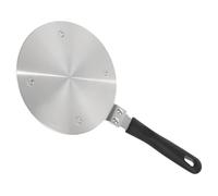 Acier Inoxydable Plaque D’adaptation pour Induction, 1 Pièce | Support Thermique Argenté Poignée, pour Mijotage Lent sur Cuisinière à Induction