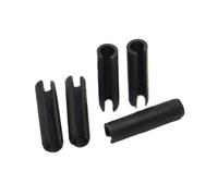 Acier inoxydable pour le pin de ressort à roulemen Goupilles de Tension élastiques fendues en acier au carbone, goupilles à ressort M1.5-M10 5-80mm 237 pièces(M2.5 50pcs,50mm)