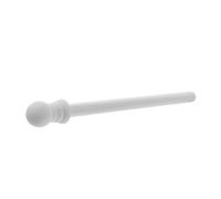 Acier Inoxydable Rallonge de Mât de Drapeau pour Tubes 1 Pouce Blanc | Assemblage Fileté Stable, Réglage Rapide de Hauteur, Embout et Tube de Rechange pour Résidences