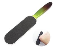 Acier Inoxydable Râpe à Pied avec 10 Feuilles Double Face | Poignée Colorée, Usage Professionnel et Maison, Portable, N’abîme Pas les Pieds, Économie D’énergie Couleur Aléatoire