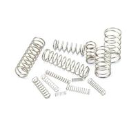 Acier inoxydable Ressorts de compression, 0.8 mm Fil Diamètre, 14 mm Diamètre extérieur, 90 mm Longueur libre, 10 Pièces, Durable et fiable