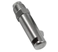 Acier Inoxydable Robinet à Boire pour Cochons Anti-éclaboussures | Distributeur D'eau pour Porcs, Démontage Facile et Nettoyage, Usage Élevage, Finition Argenté