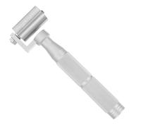 Acier Inoxydable Rouleau à Coutures pour Papier Peint Mural | Outil Portable, Poignée Ergonomique, Usage DIY ou Professionnel, Argenté, pour Tissus Non Tissés et Revêtements