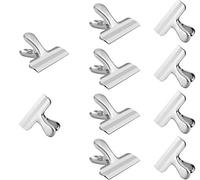 Acier inoxydable Sac Clips Lot de 10 sacs de rangement, clip en métal pour la nourriture hermétique d'étanchéité, bureau, cuisine, maison d'utilisation