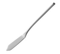 Acier Inoxydable Spatule à Beurre, pour Tartines Manche Ergonomique | Surface Lisse sans Bavure, Finition Argentée Simple, Glaçage en Pâtisserie