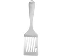 Acier Inoxydable Spatule Japonaise Courte, Argenté, la Cuisine | Bord Lisse, Design Ergonomique, Usage Polyvalent, pour Poêles, Légumes, Cuisson et Friture