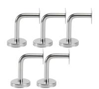Acier Inoxydable Support de Main Courante Solide, 5 Pièces | Installation Facile, Stabilité Renforcée, du Risque de Glissades, pour Hôtel et Bord de Rivière