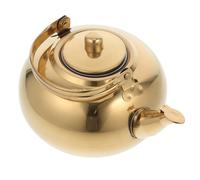 Acier Inoxydable Théière Isotherme 1,8 L pour Eau et Thé | Finition Dorée, Structure Solide, Usage la Cuisine et Restaurant, sans Doublure en Verre, Format 1,8 L