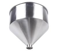 Acier Inoxydable Trémie, 10-50L Liquide Pâte Trémie De Remplissage Machine De Remplissage Trémie Lourdeur Entonnoir Outil De Capacité Liquide Remplissage Récipient, 30L, 64mm