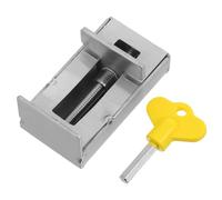 Acier Inoxydable Verrou de Fenêtre Coulissante, Sécurité | Position Semi-ouverte, Fenêtre Moustiquaire et Coulissante, Argenté, Installation Facile, Maison
