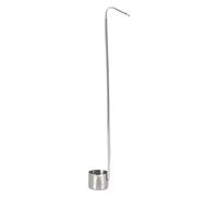 Acier inoxydable Vin Dipper 125ML Vin Louche avec Crochet Fond Plat pour Mess Verser Mesure Vin Bière Huile Sauce en Cuisine Dégustation (304 Pickling à vin 25 ml)