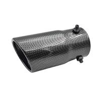 Acier Inoxydable Voiture Silencieux Queue Embout De Pot D'échappement En Fibre Carbone Pour Voiture Silencieux Épais Universel 70Mm Inox Extérieur(Carbon Bevel310)