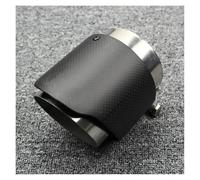 Acier Inoxydable Voiture Silencieux Queue Silencieux D'échappement Pour Voiture Sortie En Fibre De Carbone Mate Tuyau En Acier Inoxydable 304(63mm-101mm)