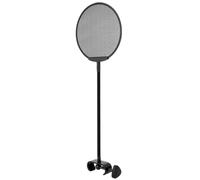 Acier Noir Filtre Anti-éclatement pour Microphone pour Enregistrement | Écran de Filtre du Microphone, Réduit les Souffles Plosives, Accessoire de Studio, Usage Chant