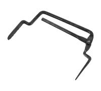 Acier Noir Pince de Levage de Briques Multifonction pour Chantier | Poignée Renforcée, Rivet Solide, Forme à Angle Arrondi, Anti-rouille, pour Saisir des Briques Rapidement