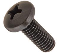 Acier Pan Head machine à vis, finition Noir Oxyde, conforme à la American Society of Mechanical Engineers B18.6.3, # 2 Phillips Drive, # 10-32, taille du filetage 1/5,1 cm Longueur, Entièrement filetée, l'importation (lot de 100)