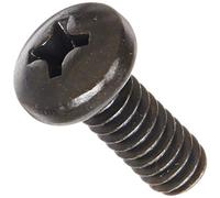 Acier Pan Head machine à vis, finition Noir Oxyde, conforme à la American Society of Mechanical Engineers B18.6.3, # 2 Phillips Drive, # 10-24, taille du filetage 1/5,1 cm Longueur, Entièrement filetée, l'importation (lot de 100)