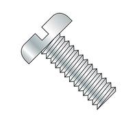 Acier Pan Head machine à vis, zingué, conforme à la American Society of Mechanical Engineers B18.6.3, lecteur à fente, # 8-32 Taille du filetage, 4-1/5,1 cm, Long, Entièrement filetée, importé (lot de 300)