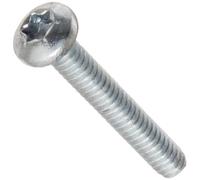 Acier Pan Head machine à vis, zingué, conforme à la American Society of Mechanical Engineers B18.6.3, T40 étoile, disque de 5/40,6 cm -18 Taille du filetage, 3/20,3 cm, longueur, Entièrement filetée, importé (lot de 10)