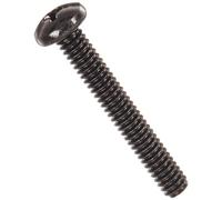 Acier Pan Head machine à vis, zingué, Noir, conforme à la American Society of Mechanical Engineers B18.6.3, # 3 Phillips Drive, 1/10,2 cm -20 Filetage Taille, 1-3/10,2 cm Longueur du filetage, l'importation (lot de 50)