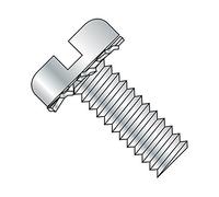 Acier Poêle Tête machine à vis avec External-tooth Rondelle de verrouillage, Zinc plaqué, conforme à la American Society of Mechanical Engineers B18.13, lecteur à fente, # 8-32 Taille du filetage, 5/20,3 cm Longueur, Entièrement filetée, l'importation (lot de 100)