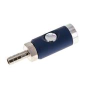 Acier trempé DN 7.4 Manchon de couplage pneumatique de sécurité avec bouton-poussoir Colonne de tuyau de 9 mm