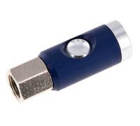 Acier trempé DN 7.4 Manchon de sécurité pour raccords pneumatiques avec bouton-poussoir G 3/8 pouce femelle