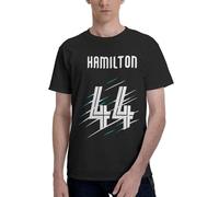 acing Driver Hamilton 44 Merch T-Shirt Homme 100% Coton - Tee-Shirt F1 Décontracté - Vêtement Fan de Formule 1 - Look Motorsport - Idée Cadeau Supporter Large