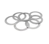 ACINRA Ctongrun-Rondelles d'arrêt M20 - M50 Point de réglage à Haute précision en Acier Inoxydable Haute précision Ultra Mince cale, Anticorrosion et antirouille(Thickness C 0.5mm,32X45XC_5PCS)
