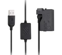 ACK-8 DR-E8 DC Coupleur Factice Batterie USB Adaptateur Secteur Chargeur de Batterie Kit pour Canon EOS 550D 600D 650D 700D Baiser X4 X5 X6 T2i T3i T4i T5i DSLR Caméra