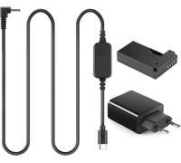 ACK-E15 Câble USB Type-C LP-E12 Batterie Factice DR-E15 PD Kit Adaptateur pour Appareil Photo Canon EOS 100D Kiss x7 Rebel SL1