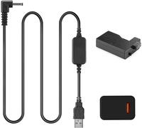 Ack-E5 Chargeur Portable Câble Usb + Batterie Factice Lp-E5 Dr-E5 Coupleur Dc + Adaptateur 5V3A Pour Canon Eos 450D 500D 1000D Xs Xsi T1I[Z184]