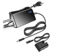 ACK-E6 Adaptateur Secteur LP-E6/LP-E6N Batterie factice DR-E6 Coupleur CC kit pour Canon EOS R, R5, R6, 90D, 80D, 6D Mark II, 7D Mark II, 5D Mark III/IV - Cordon UE.