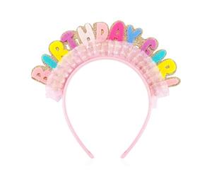 ACKKOR Serre-tête d'Anniversaire pour Filles, Couronne de Princesse pour Fête et Accessoires Photo, Bijoux de Tête de Célébration