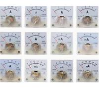 ACKVAKVIU 91C4 Ampèremètre DC analogique 1 mA 5 10 30 A 2 A 3 A A A 20 A A 50 A Panneau Type d'aiguille mécanique Compteur de Courant(0-5A)