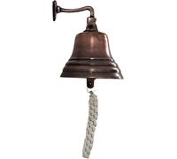 ACL Accessoires de Bar pour la Maison, Le pub - Cloche de Bar Murale - Cloche en cuivre Unique avec des Sons forts Nets - Idéale pour Noël, réception, Pubs (4 inch)