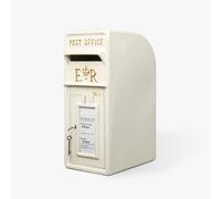 ACL Boîte aux Lettres Blanche ER avec Serrure, Murale Montée sur Pilier, Verrouillable, en Fonte Durable