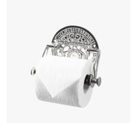 ACL Porte-Rouleau de Papier Toilette Mural Waterloo - en Chrome - Accessoire de Salle de Bain Rustique - pour perceuse à Ongles