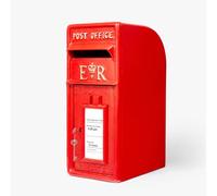 ACL Royal Mail Box,Boîte aux lettres noire avec serrure,Boîte aux lettres murale,Réplique de boîte postale Royal Mail,Boîte postale en fonte durable (Rouge, 17Dx44H)