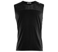 Aclima - Lightwool Sports Singlet - Haut en mérinos - M - jet black
