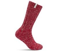 Aclima - Norwegian Wool Socks - Chaussettes en laine mérinos - EU 40-45 - grey / red