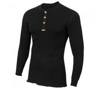 Aclima - Warmwool Granddad shirt - Pull en laine mérinos - M - jet black