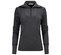 Aclima - Women's Doublewool Polo - Haut manches longues en mérinos - L - marengo / jet black