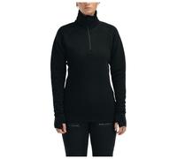 Aclima - Women's FleeceWool V2 Polo Zip - Haut manches longues en mérinos - S - jet black